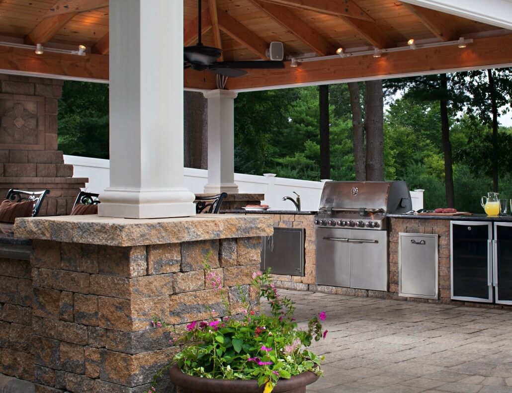 Outdoor Living Kitchens Fire Pits Pergolas And Pool Decks The Outdoor